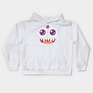 Funny Scary Monster Costume Halloween For Kids Kids Hoodie